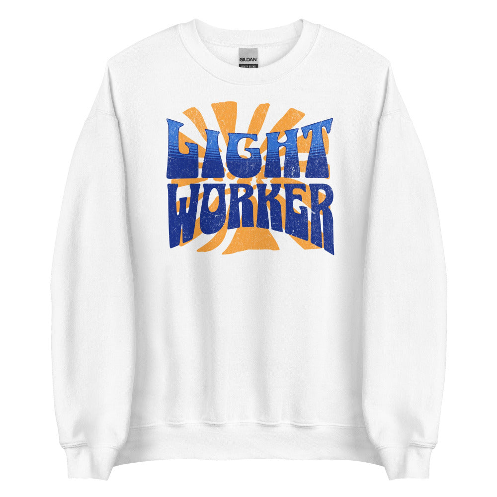 Light Worker Sweatshirt - White Color